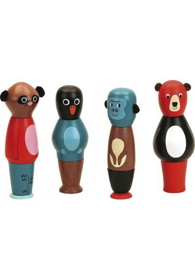 Vilac  Stapel-Menschen, Ingela P. Arrhenius, Erste Spielzeuge, Vilac 