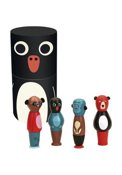 Vilac  Stapel-Menschen, Ingela P. Arrhenius, Erste Spielzeuge, Vilac 