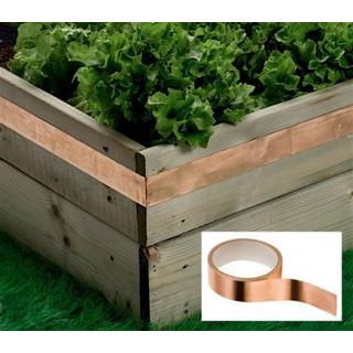 eStore Ruban de cuivre contre les limaces - 10 mm Largeur - rouleau de 20 m  