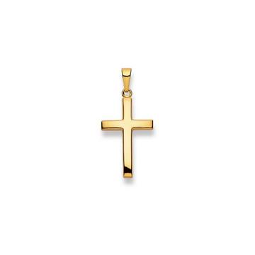 Pendentif croix en or jaune 750, 29x14mm