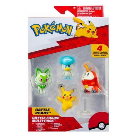 jazwares  MF Pokemon Gen IX Battle: Set Figure 4PK 5cm 