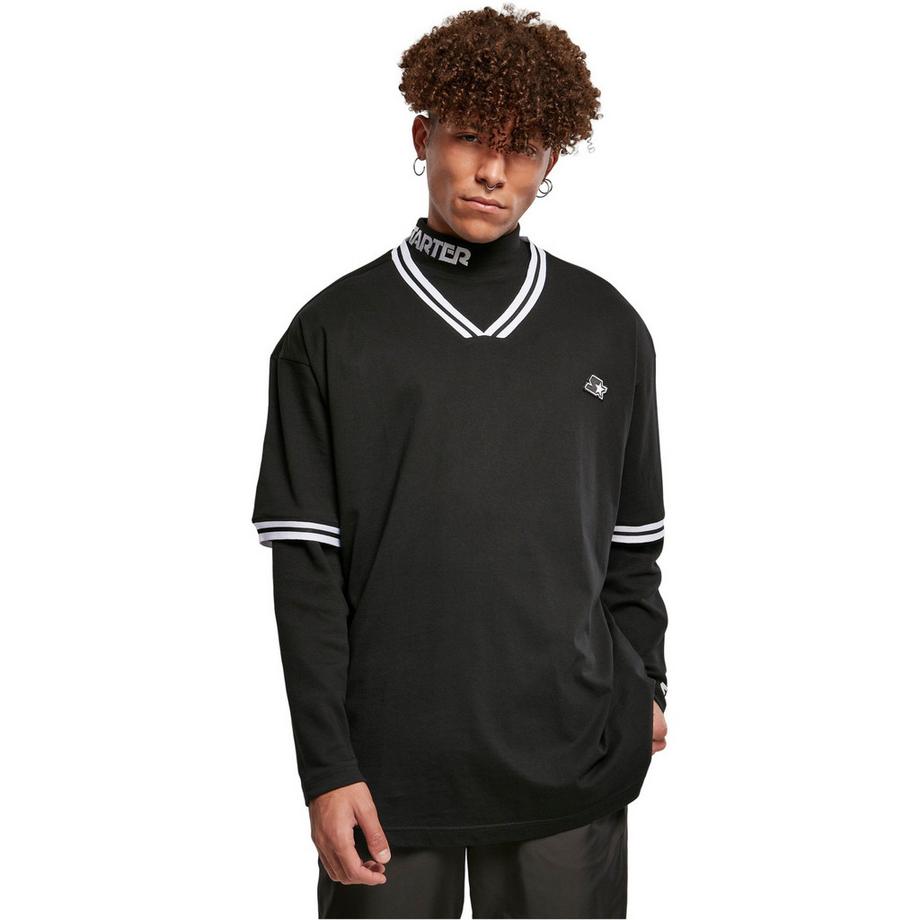 URBAN CLASSICS Starter Basic Sports V-Neck T-Shirt  