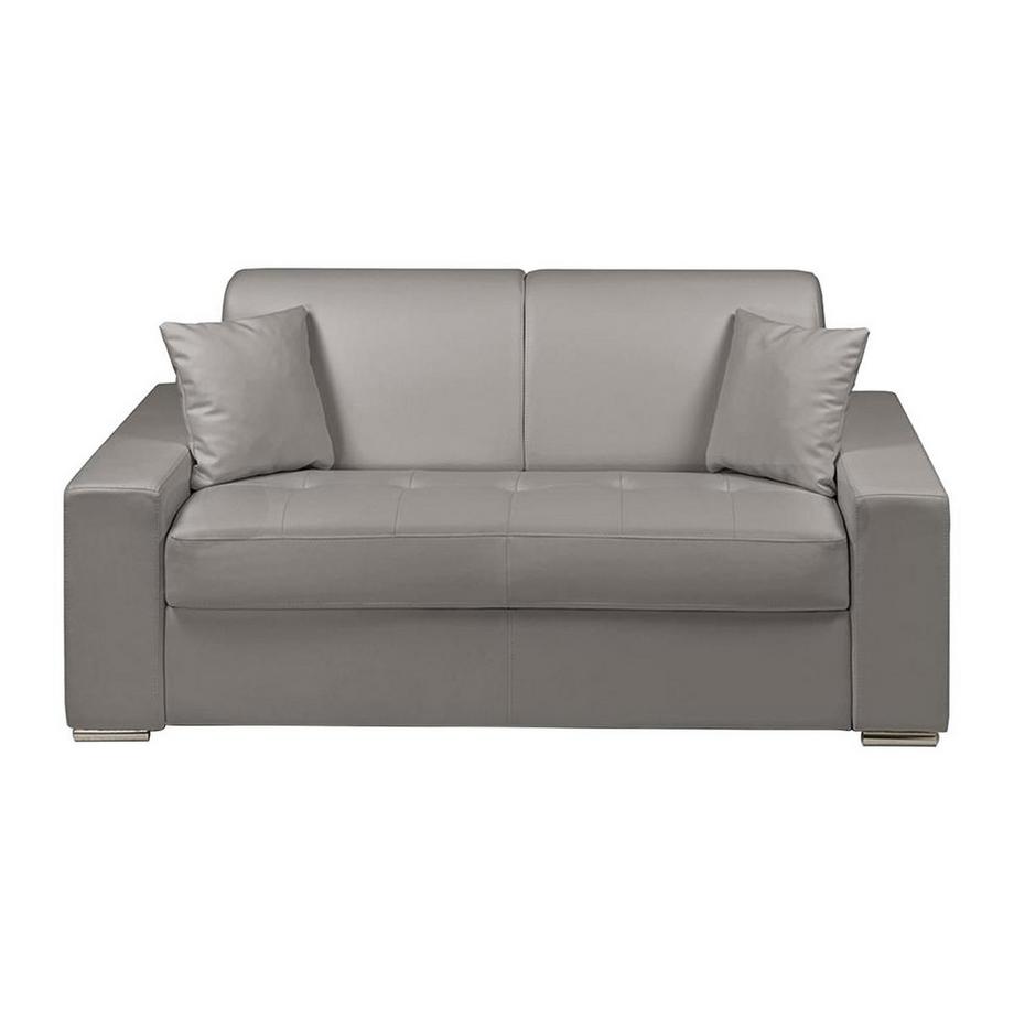 Vente-unique Canapé 2 places conible express en simili EMIR Couchage Matelas  