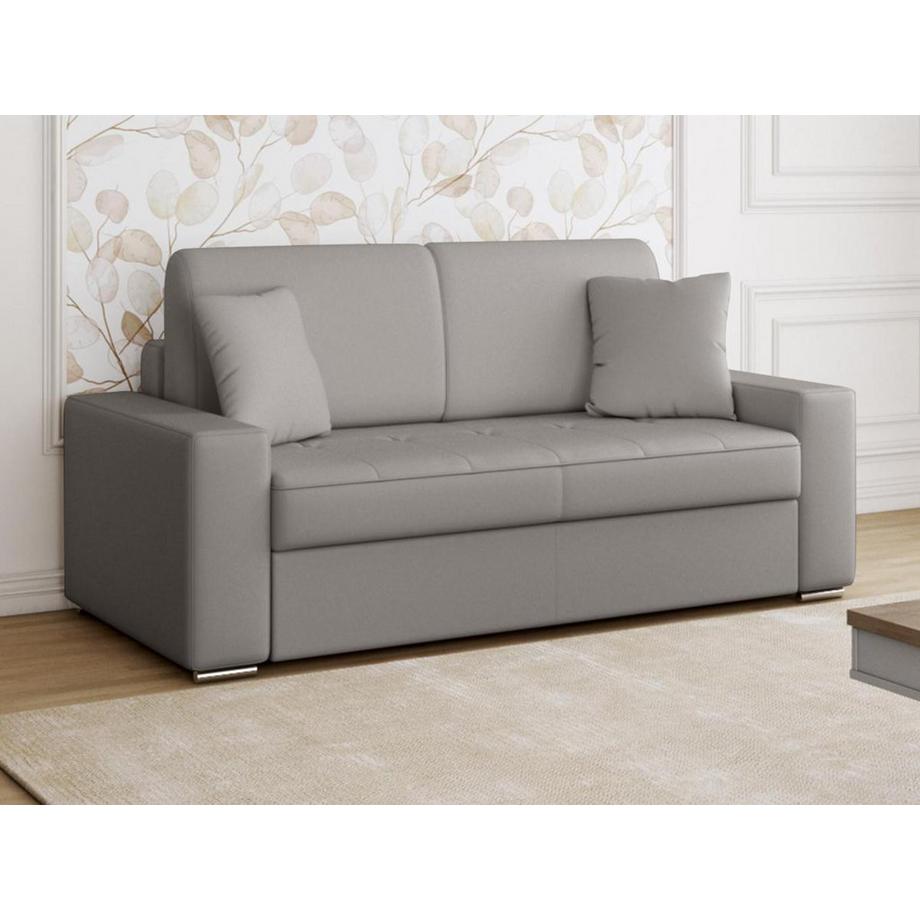 Vente-unique Canapé 2 places conible express en simili EMIR Couchage Matelas  