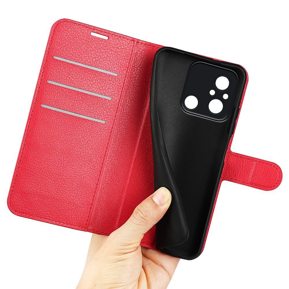 Cover-Discount  Xiaomi Redmi 12c - Leder Etui Hülle 