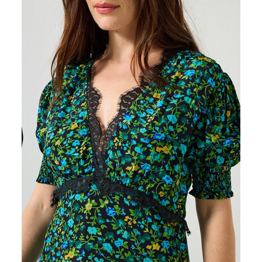 Joe Browns Florales Vintage Stil Maxikleid  