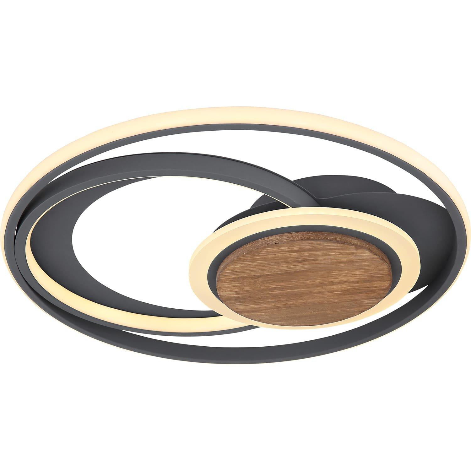 Image of Deckenleuchte Nirra Metall Graphit LED 50x50 Deckenleuchte Nirra Metall Graphit LED 50x50