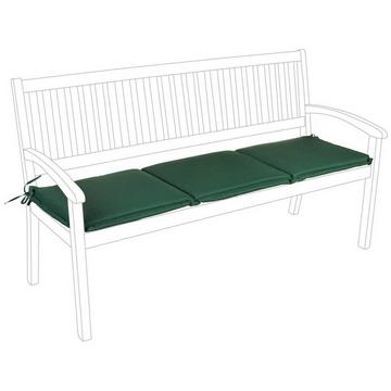 Coussin d&#039;assise de jardin Banc 3 places vert