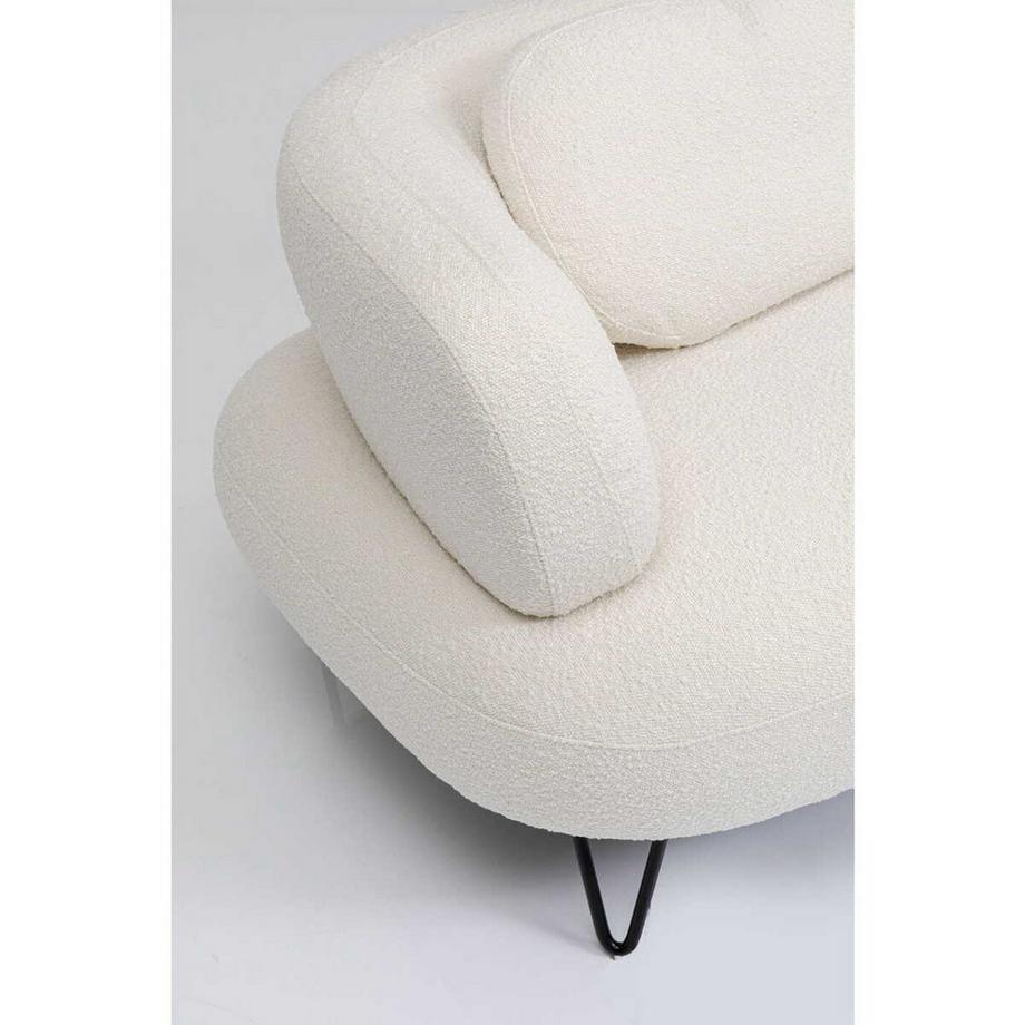 KARE Design Sofa Peppo 2-Sitzer weiss 182  