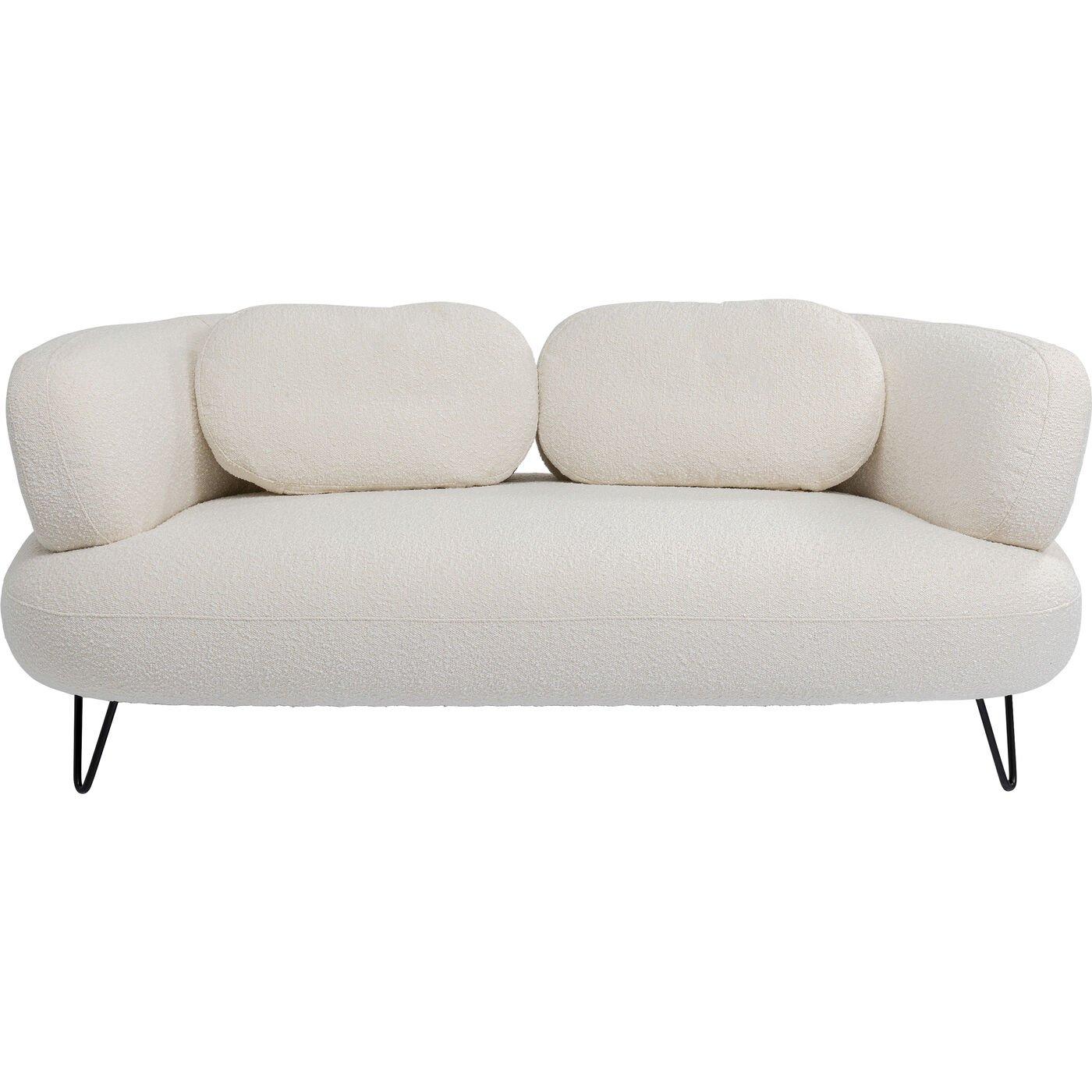 KARE Design Sofa Peppo 2-Sitzer weiss 182  