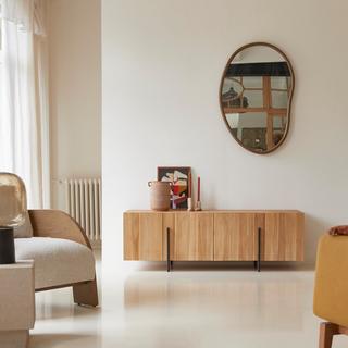 Tikamoon  Buffet basso in teak massello 165 cm Honorine 