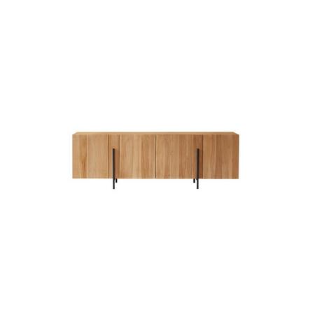 Tikamoon  Buffet basso in teak massello 165 cm Honorine 