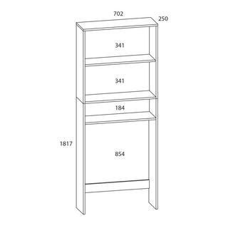 VCM Armoire en bois pour machine à laver Armoire pour machine à laver Lona Armoire en bois pour machine à laver Armoire pour machine à laver Lona  