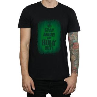 MARVEL  Tshirt STAY ANGRY 