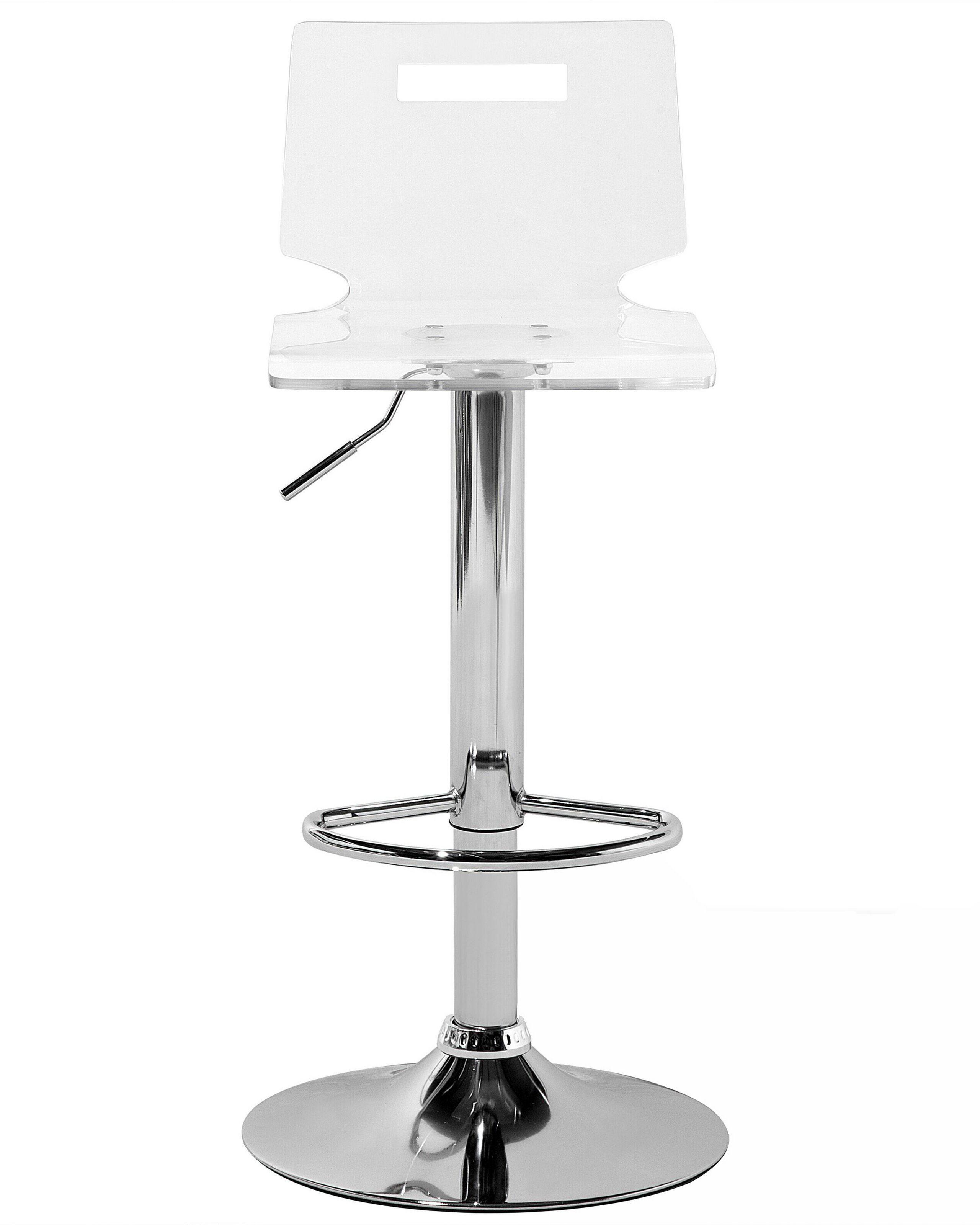 Beliani Set di 2 sedie alte en Acrilico Moderno MALTA  