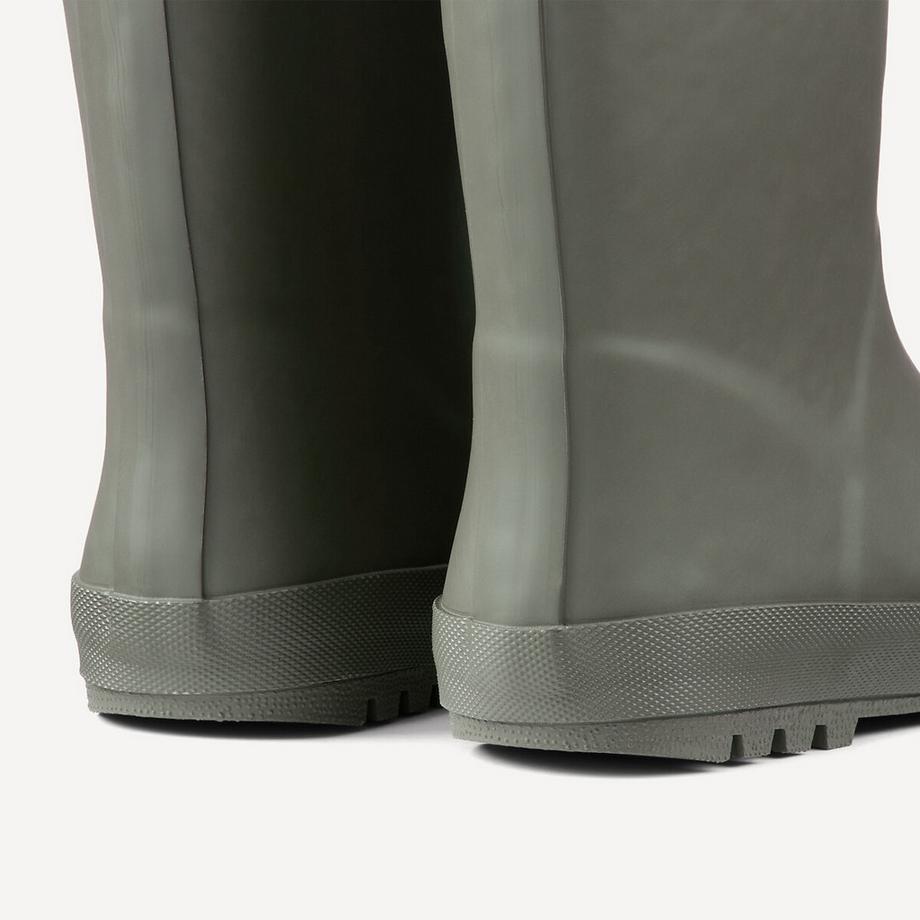 La Redoute Collections Gekröpfte gefütterte Gummistiefel  