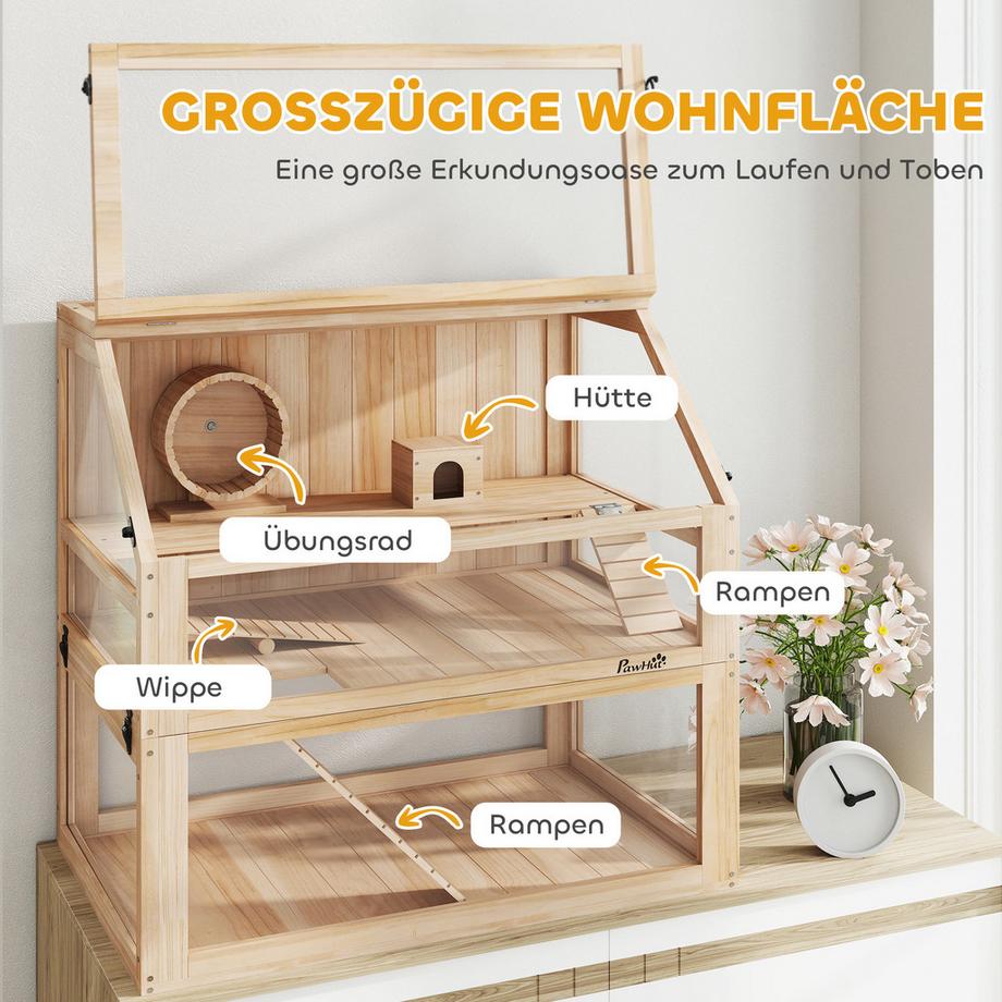 PawHut  Hamsterkäfig 