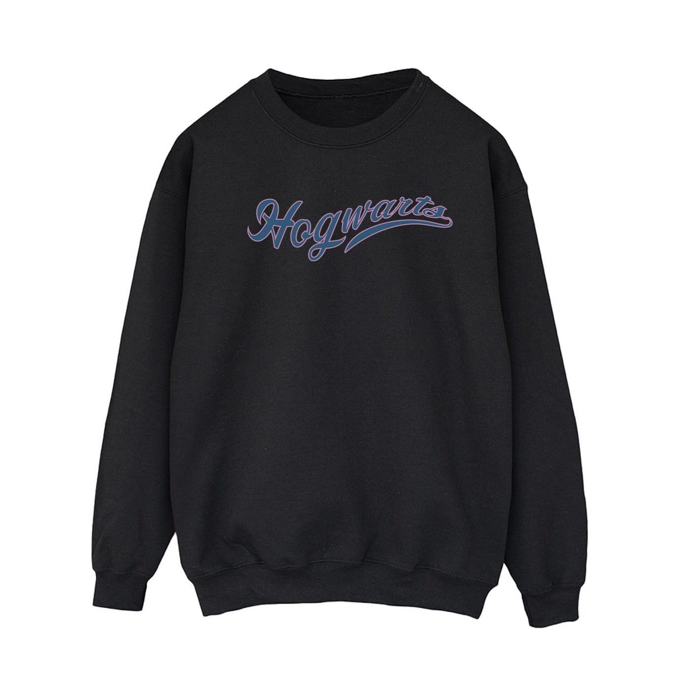Image of Hogwarts Writing Sweatshirt Damen Schwarz S