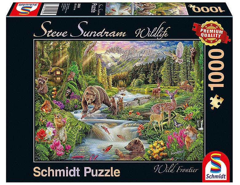 Schmidt  Spiele Wildtiere am Waldesrand (1000Teile) 