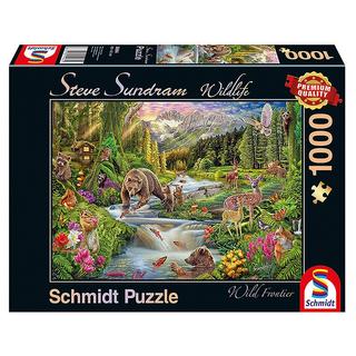 Schmidt  Spiele Wildtiere am Waldesrand (1000Teile) 