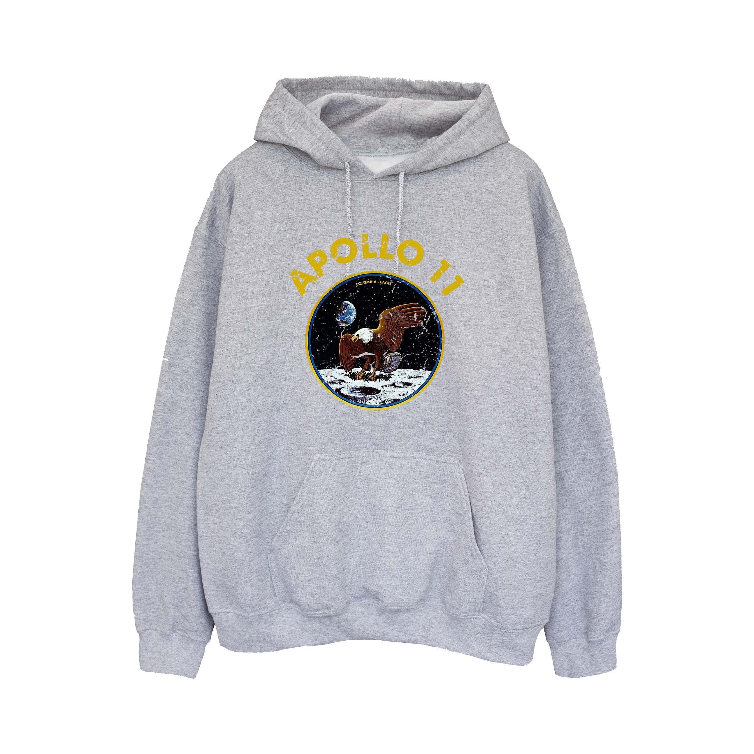 Image of Classic Apollo 11 Kapuzenpullover Damen Grau L