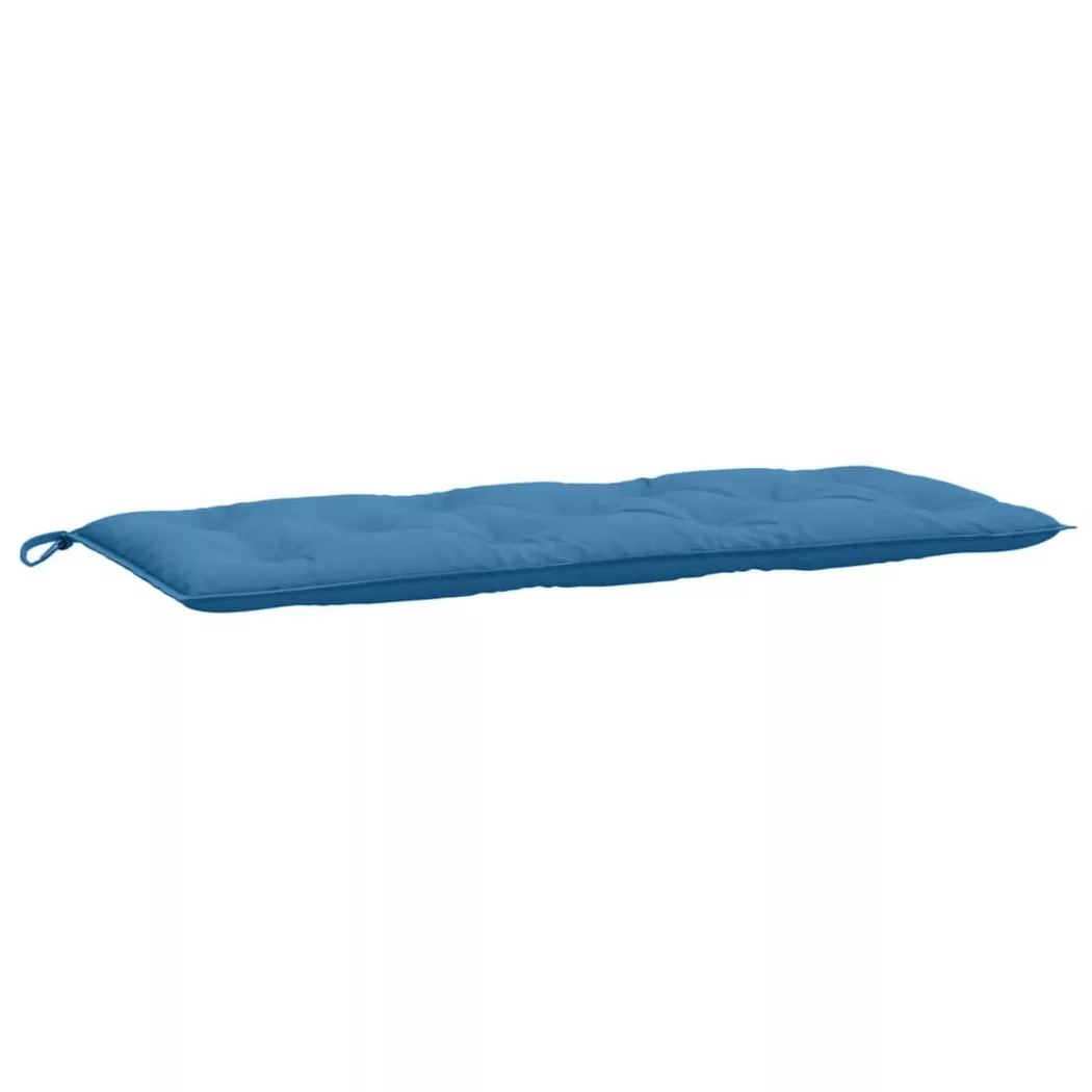 VidaXL - Coussin de banc de jardin tissu, One Size, Bleu
