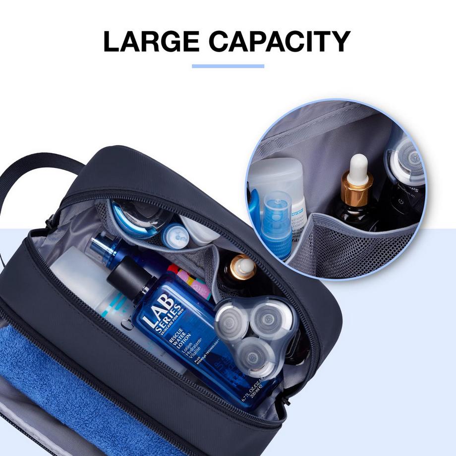Only-bags.store Beauty Case da Viaggio Idrorepellente Dopp Kit  