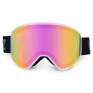 YEAZ  APEX Masque de ski/snowboard avec écran aimanté rose/blanc/gris 