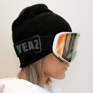 YEAZ  APEX Masque de ski/snowboard avec écran aimanté rose/blanc/gris 