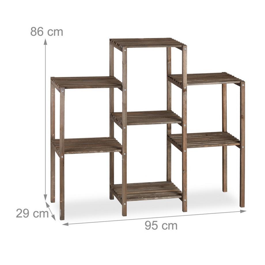 B2X Scaffale per piante con 6-7 ripiani  