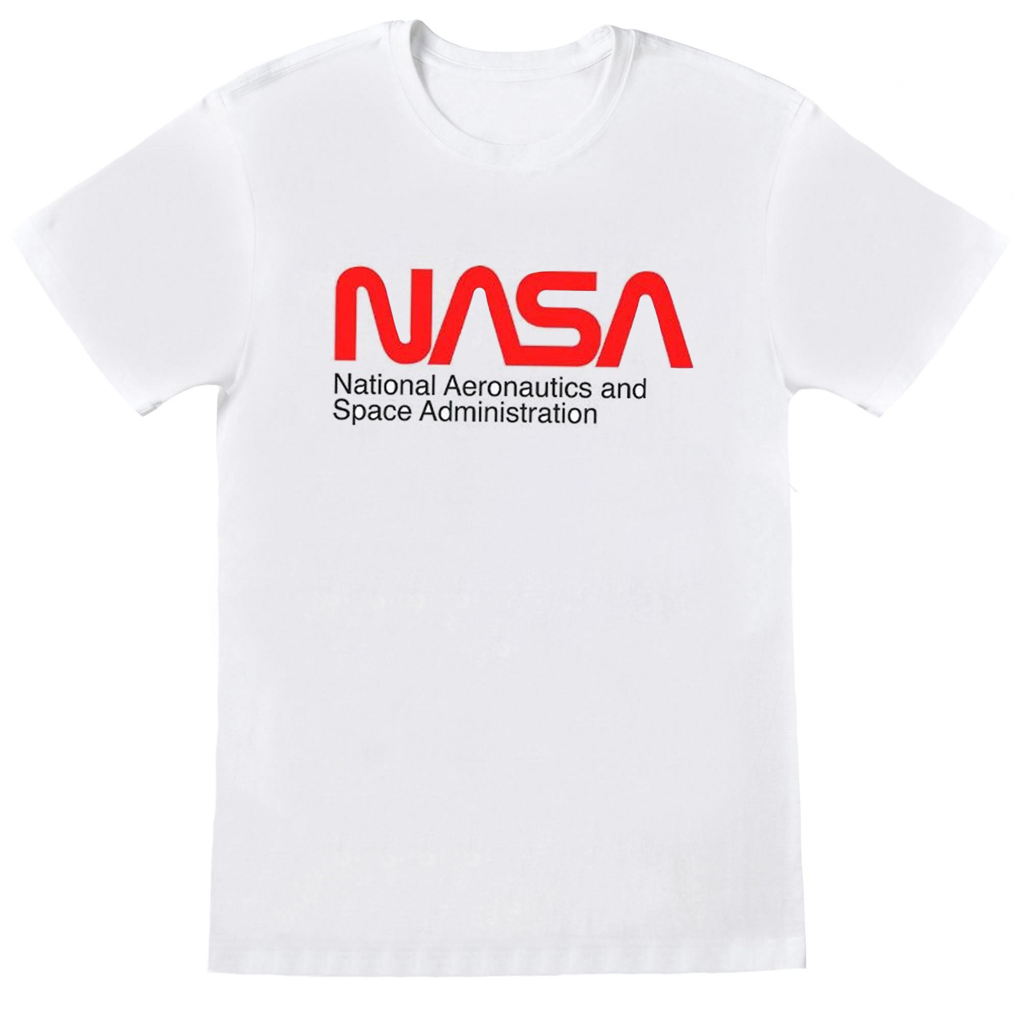 Image of Aeronautics And Space Tshirt Jungen Weiss 128