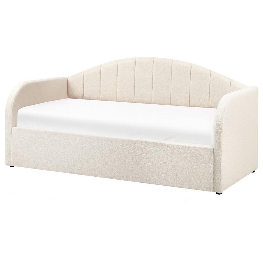 Beliani Lit gigogne en Bouclé  EYBURIE  