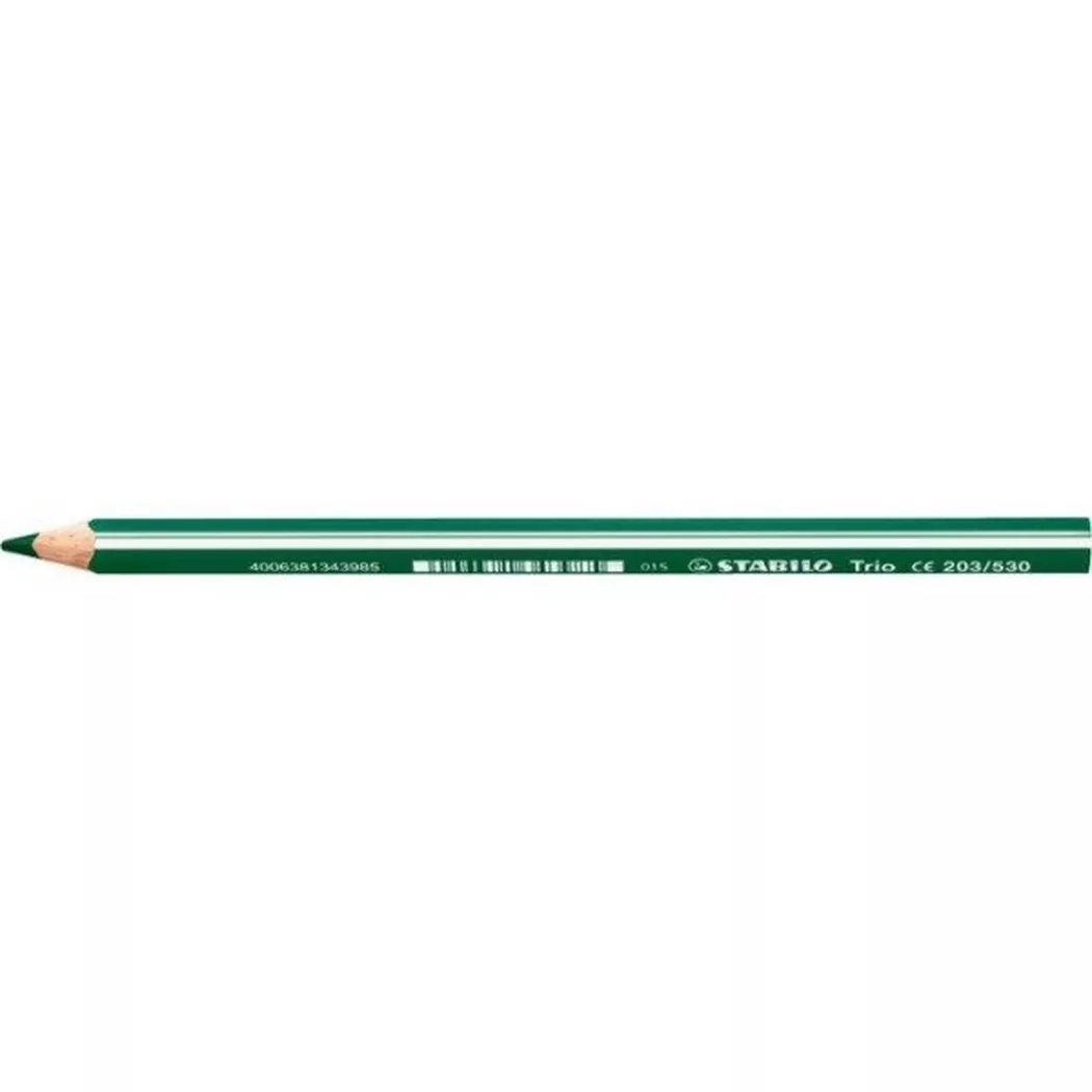 STABILO Buntstift 'Trio' dick, grün