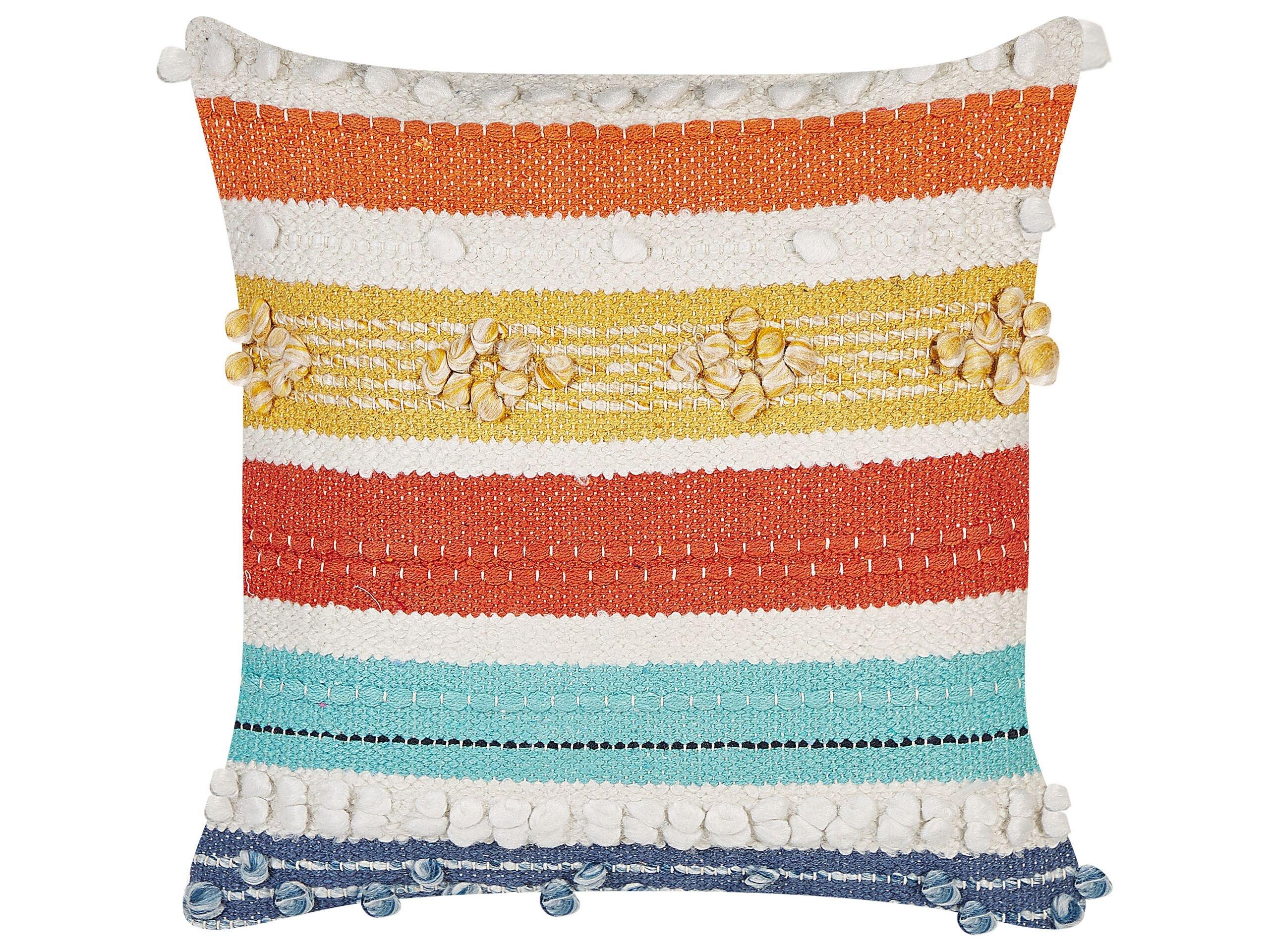 Beliani Cuscino decorativo en Cotone Boho DICLIPTERA  