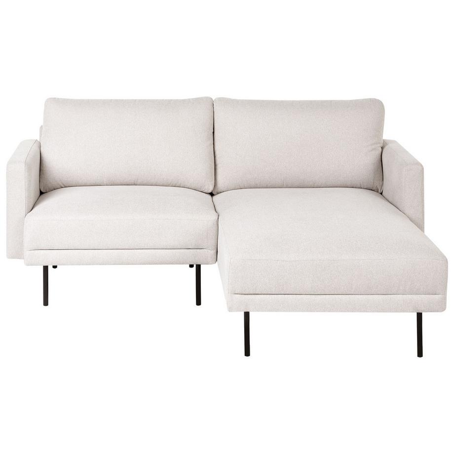 Beliani Linksseitiges Ecksofa aus Stoff  BREDA  