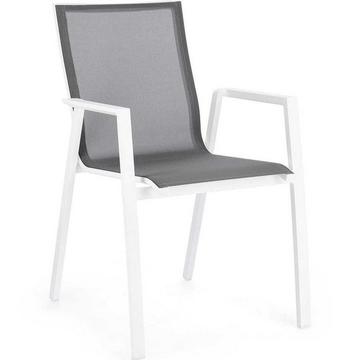 Fauteuil de jardin Krion blanc