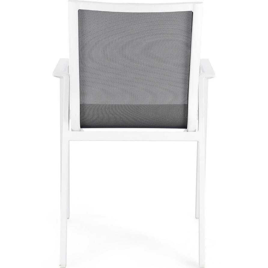 mutoni Fauteuil de jardin Krion blanc  