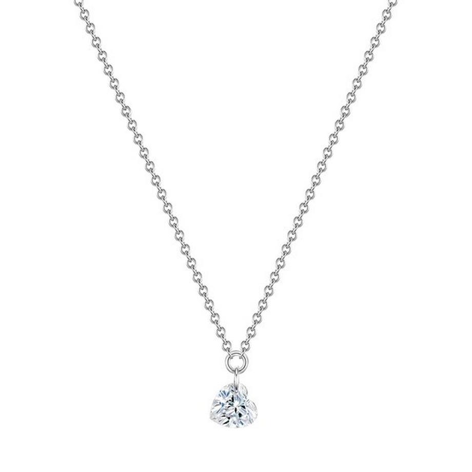 Femme Collier en argent Coeur