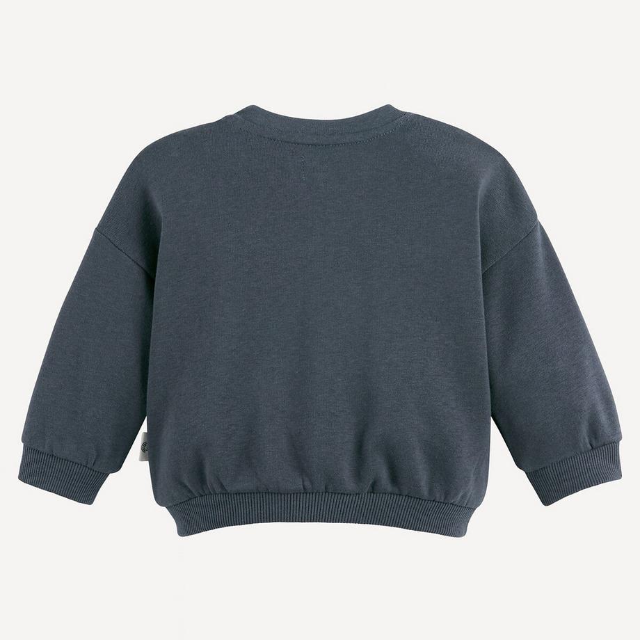 La Redoute Collections  Sweatshirt mit Druckknöpfen aus Molton mit Haselnuss-Print in Bouclé 