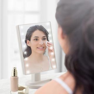 InnovaGoods Miroir de maquillage réglable avec LED  