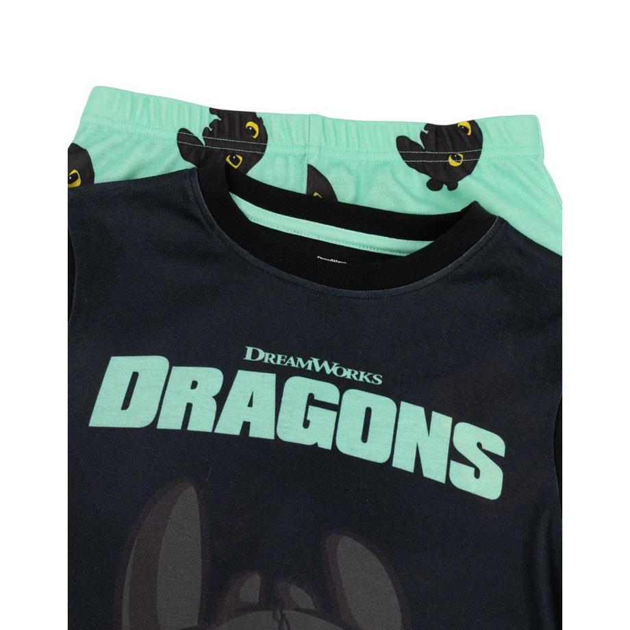 DRAGONS  Schlafanzug Mit Langer Hose, Langärmlig 