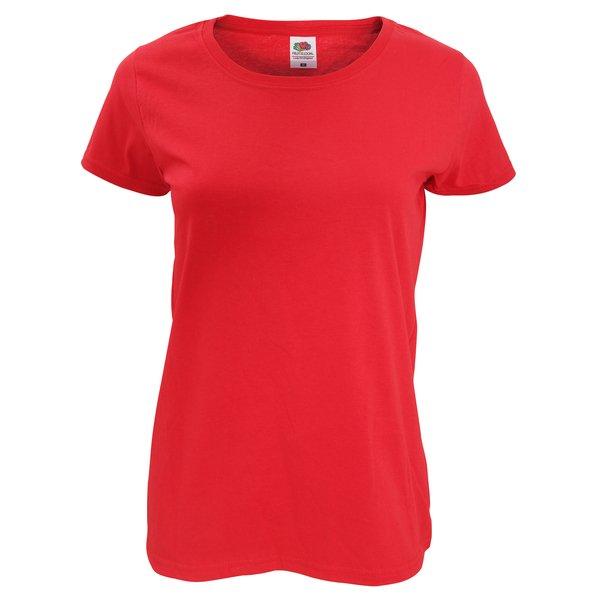 Image of Ladyfit Tshirt, Kurzärmlig Damen Rot Bunt M