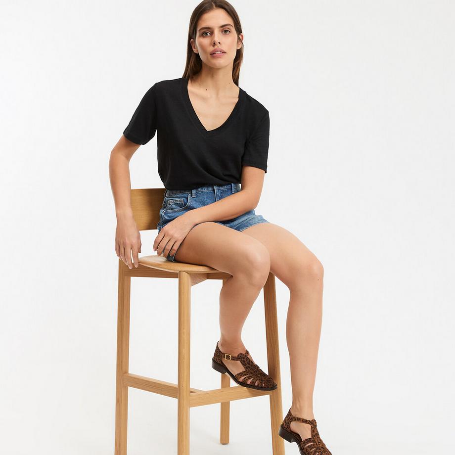 La Redoute Collections T-Shirt aus Leinen  