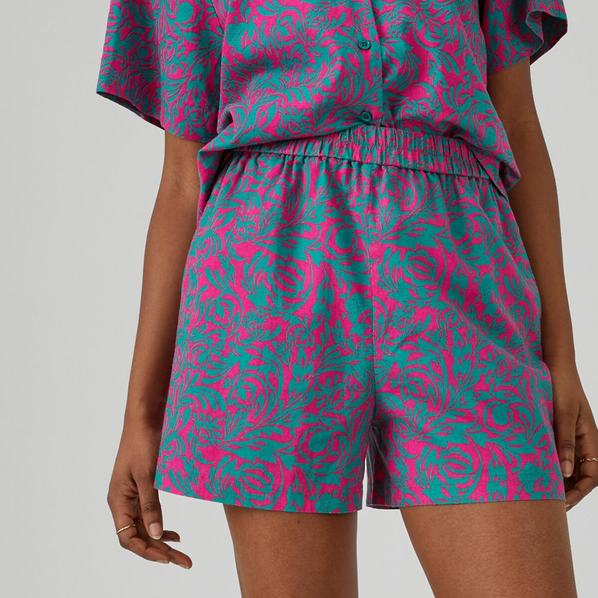 Image of High-waist-shorts Aus Reiner Baumwolle Damen 38
