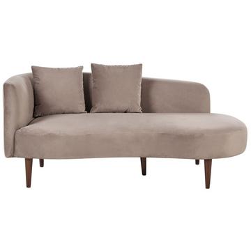 Chaiselongue aus Samtstoff Glamourös CHAUMONT