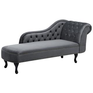 Beliani Chaise longue versione destra en Velluto Moderno NIMES  