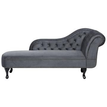 Chaise longue versione destra en Velluto Moderno NIMES