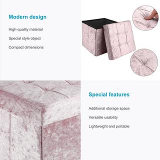 Intirilife Pouf Pliable  