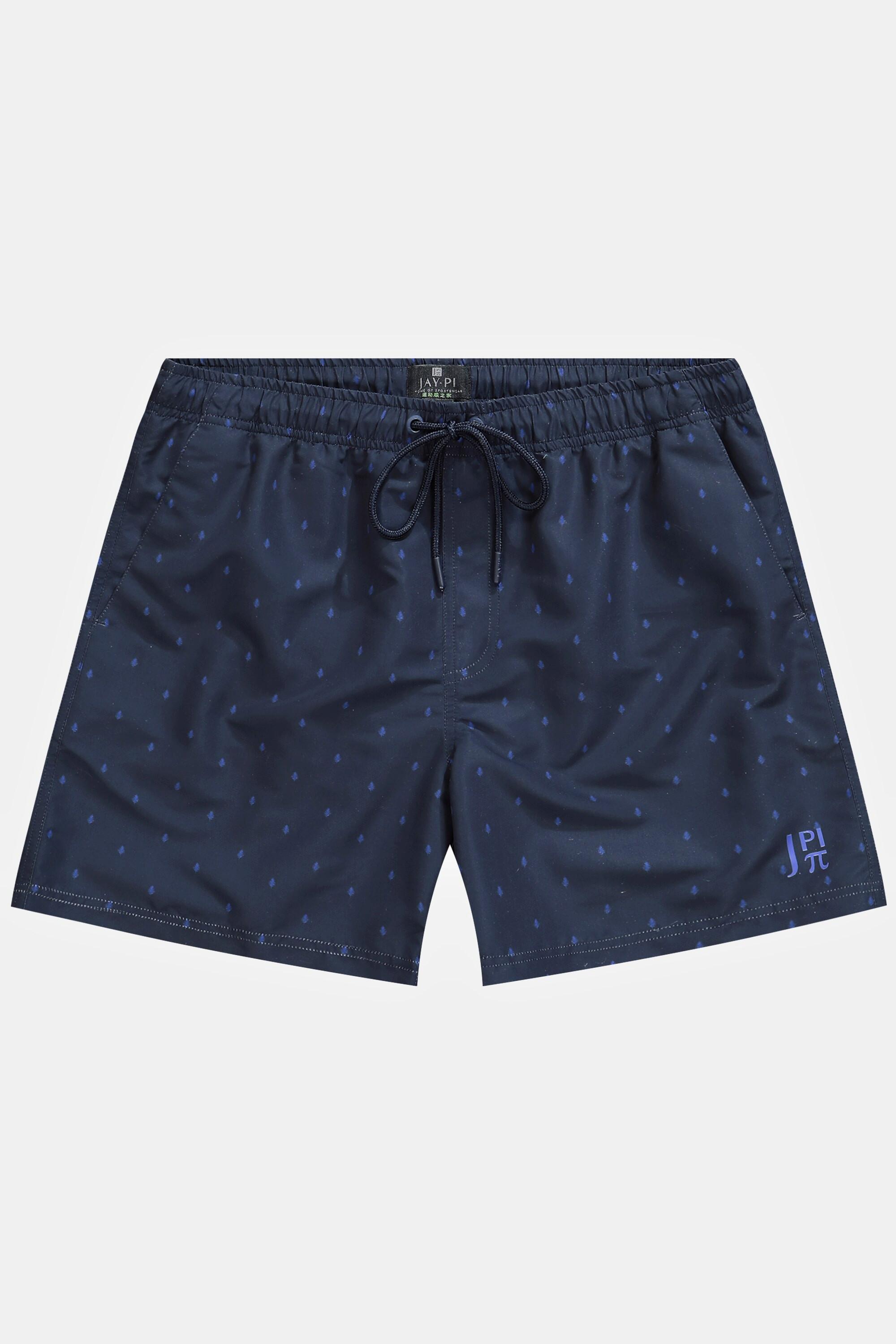 JP1880  Shorts da mare con cintura elastica e stampa minimalista 