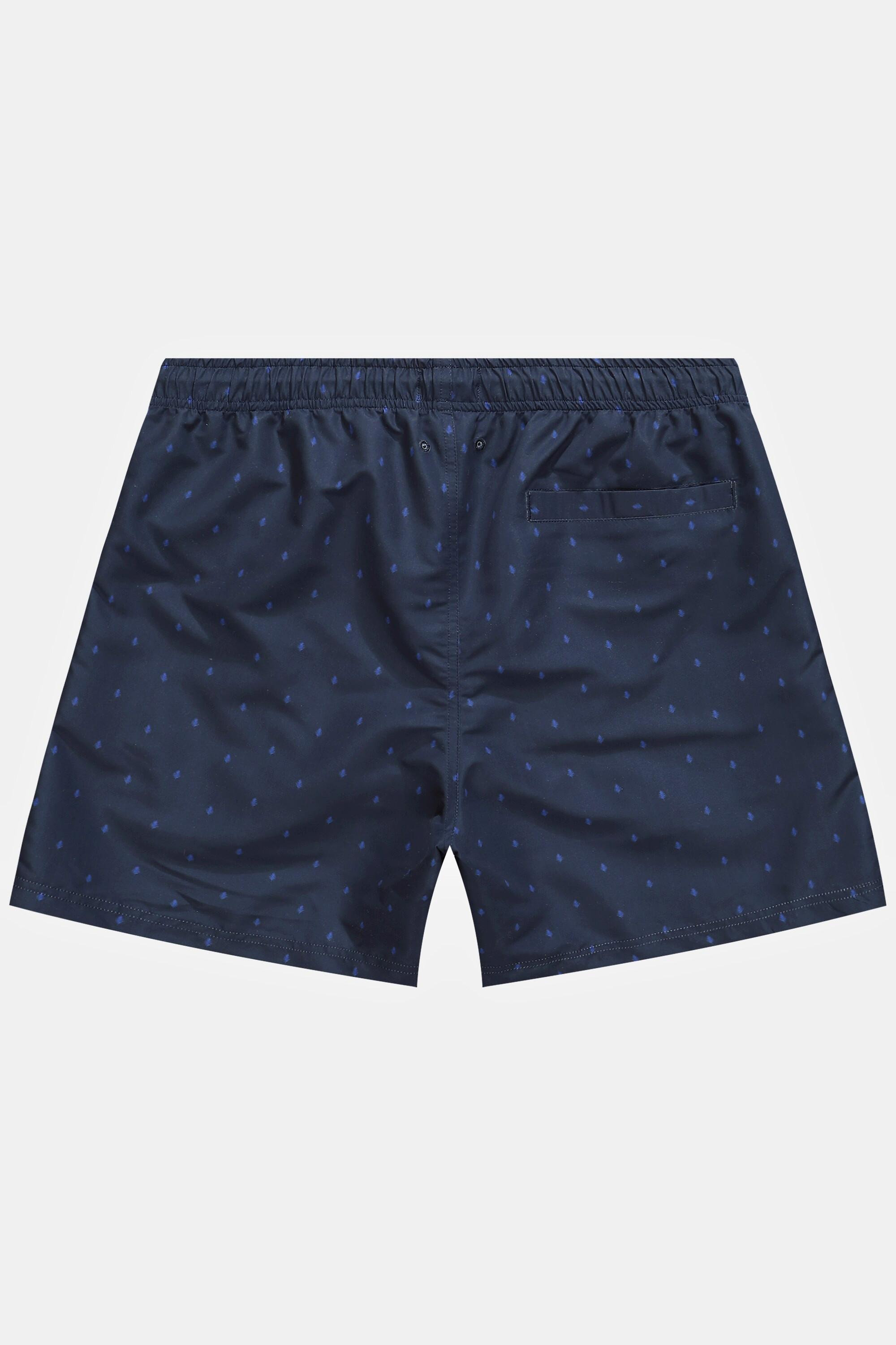 JP1880  Badeshorts, Beachwear, Elastikbund, Minimal Print 